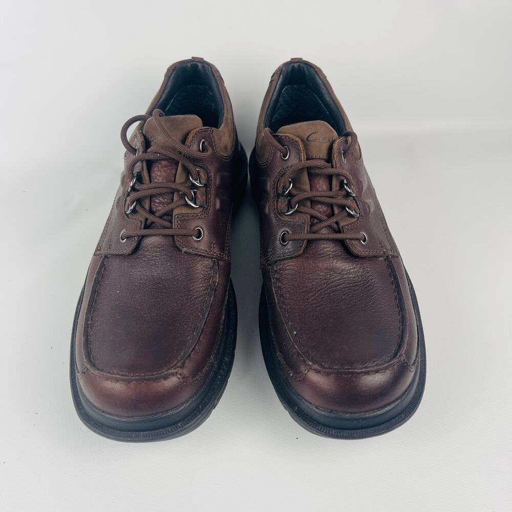 Clarks Brown Leather Gore-Tex Waterproof Moc-Toes Men’s 10 1/2M 78921
